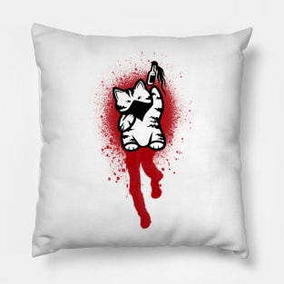 Maneki Neko Blood Stain Pillow