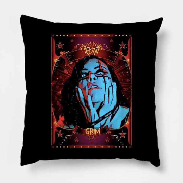 Grim { jokers wild } Pillow by Rotn reviews