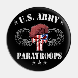 United States Army Airborne Paratrooper Vetarns Gift Pin