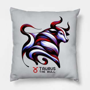 Taurus The Bull Zodiac Sign Pillow