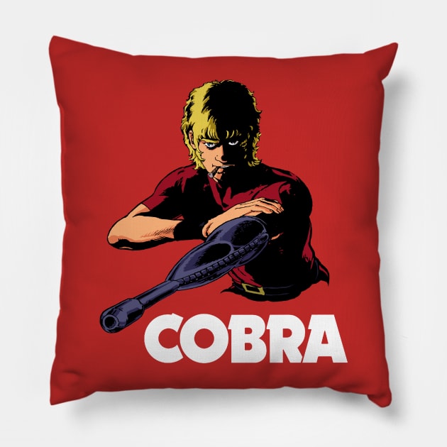 Space Adventure Cobra Pillow by artNpop