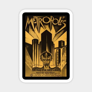 Metropolis Vintage Poster 1927 Magnet