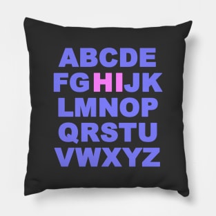 Alphabet Pillow