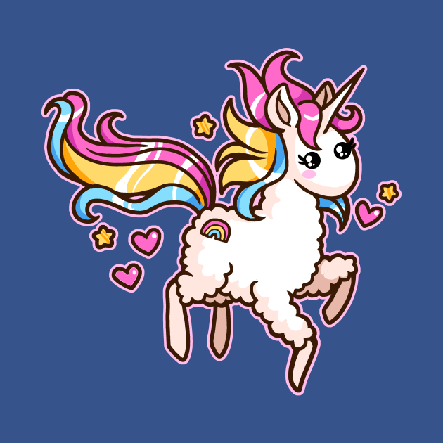 The Majestic Llamacorn by yampuff