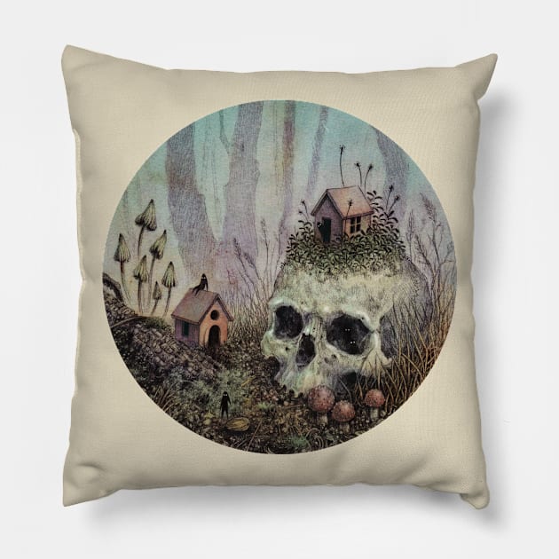 Little Forest Spirits Pillow by babswebb