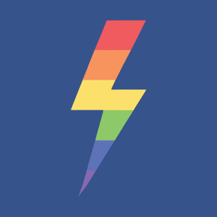 Rainbow Lightning 1 T-Shirt