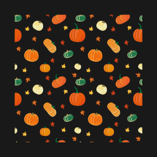 Fall Pumpkin pattern T-Shirt