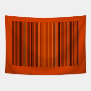 Thin Vertical Stripes Orange Coloured Pattern Light Spectrum Art Tapestry
