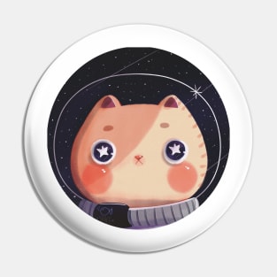 Cat Astro Pin