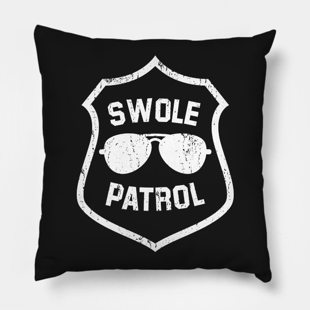 Swole Patrol Pillow by anamarioline