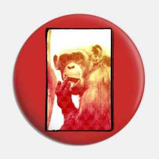 licking ape Pin