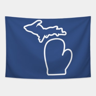 Michigan's Mitten Tapestry