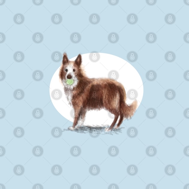 Collie Dog by Elspeth Rose Design