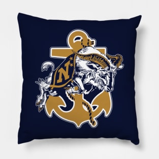 Vintage Navy Midshipmen Anchor version Pillow
