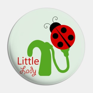 Cochlear Implant - Little Lady Design Pin