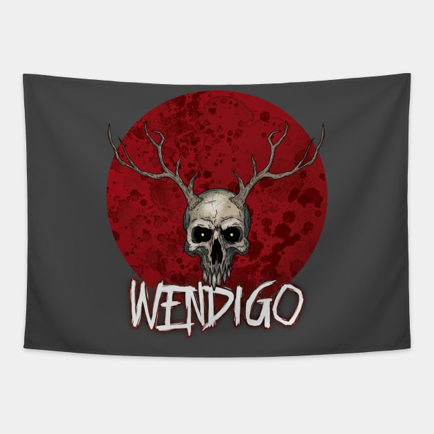 Wendigo Sauce Tapestry by Holly Who Art