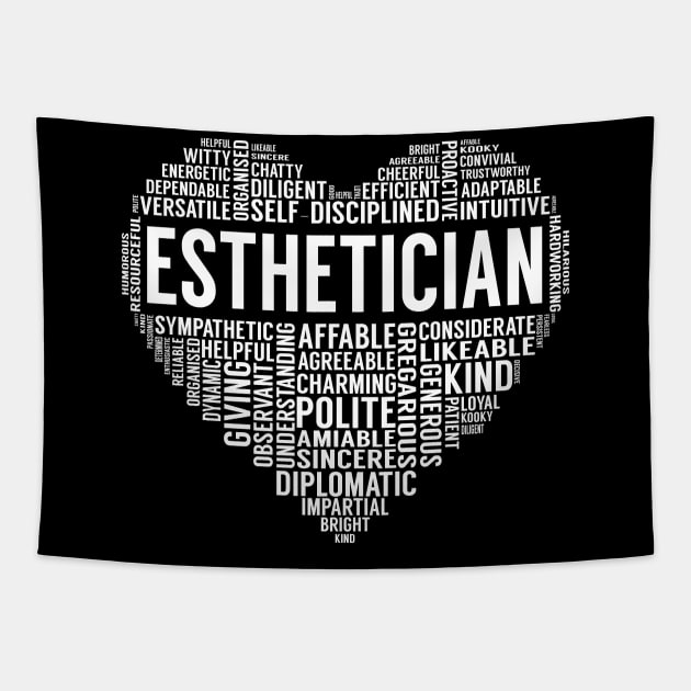 Esthetician Heart Tapestry by LotusTee