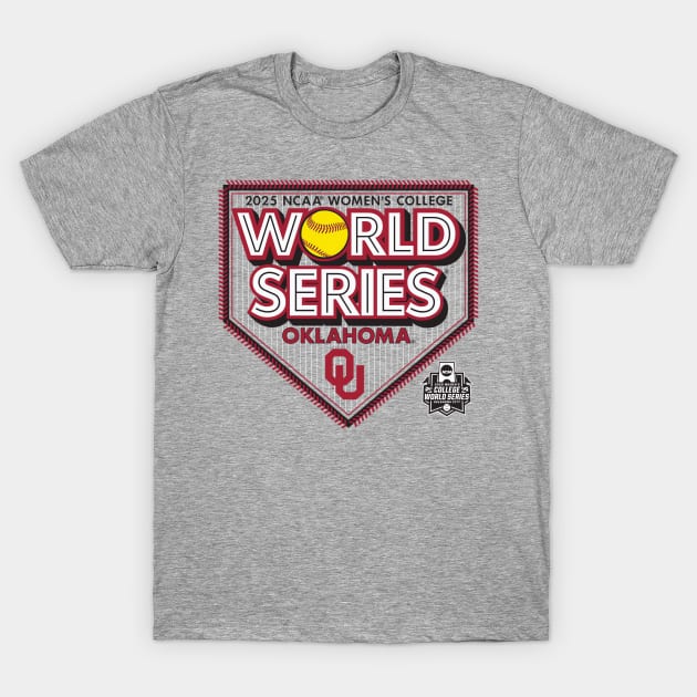 Oklahoma Sooners WCWS 2025 Women's College World Series Gray