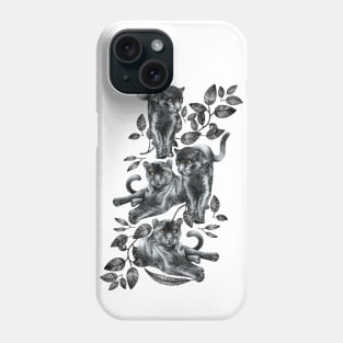 Black Panther Pals Phone Case