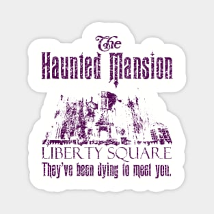 Haunted Mansion - Magic Kingdom - Purple Magnet