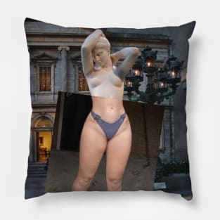 @veradijkmans X Evening, by Frederick Wellington Ruckstuhl Pillow