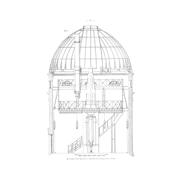 Radcliffe Observatory telescope, 1906 (C023/0843) by SciencePhoto