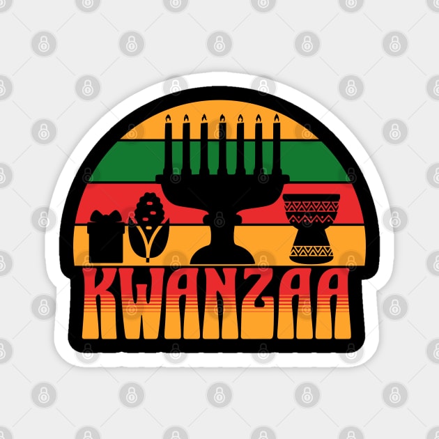 Retro Kwanzaa Magnet by HolidayBug