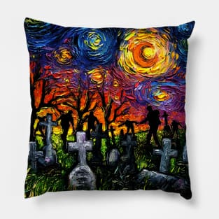 Starry Night of the Living Dead Pillow