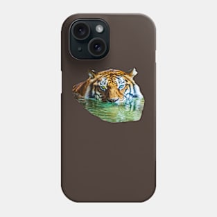 Swimming Bengal Tiger Phone Case