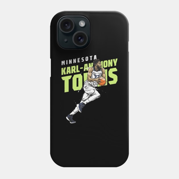 karl anthony towns drive Phone Case by mazihaya pix