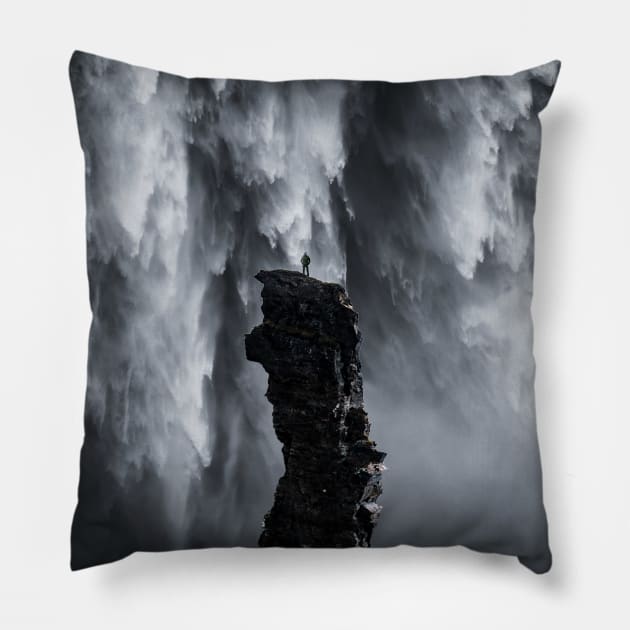 Waterfall Pillow by sherifarts