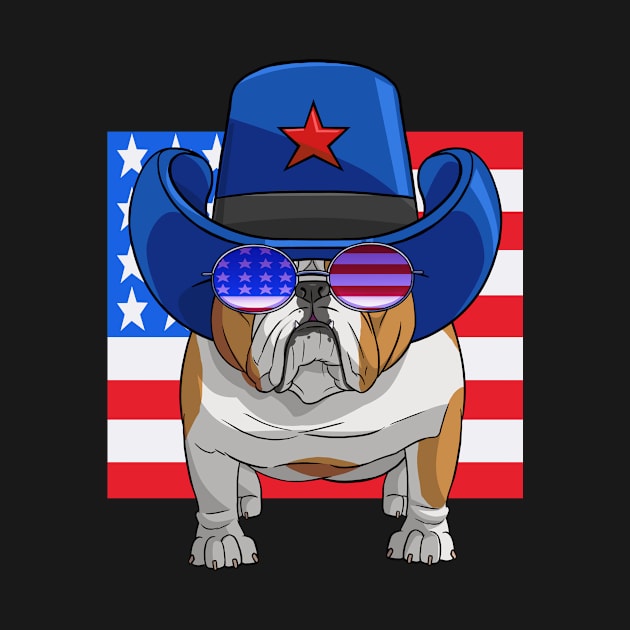 English Bulldog 4th of July by Noseking