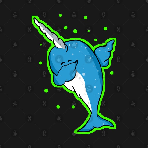 Narwhale Dabbing by mailboxdisco
