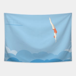 SkyDiving Tapestry