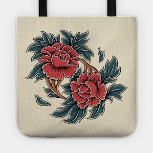 Twin roses Tote