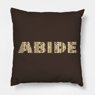 The Dude Abides Pillow