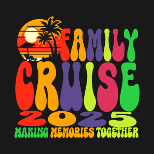 New Year Cruise 2025 Family Vacation Cruise Ship Travel vintage T-Shirt