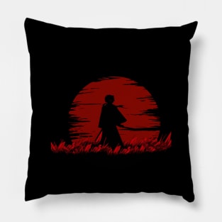 Dark moon samurai master Pillow