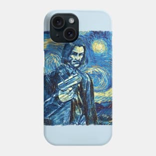 John Wick Van Gogh Style Phone Case