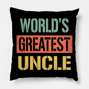 uncle worlds greatest uncle Pillow