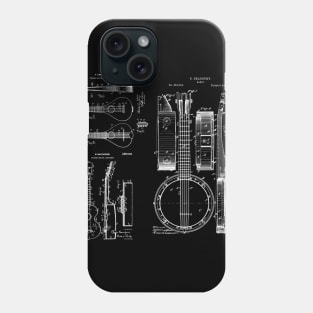 Stringed Musical Instruments - Banjo, Mandolin, Ukulele Patents Phone Case