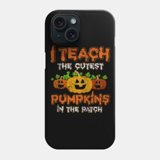 Halloween Teacher Pumpkins Phone Case