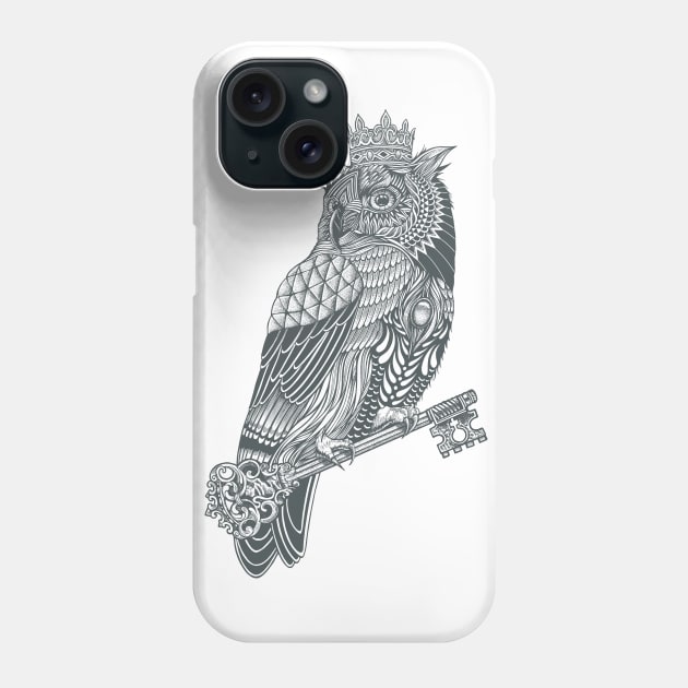 Owl King Phone Case by rcaldwell