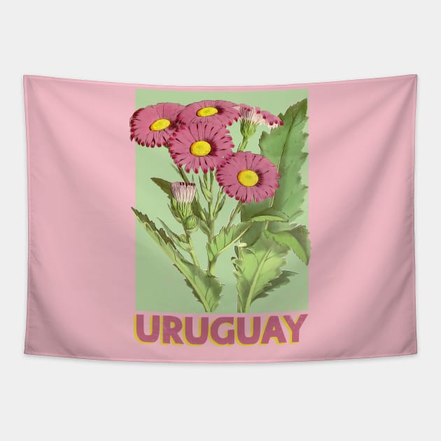 Uruguay Vintage Floral Tapestry by Pico Originals