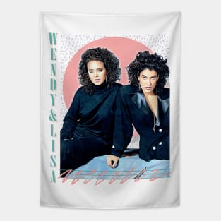 Wendy & Lisa //// Retro Fan Design Tapestry