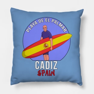 El Palmar Beach Cadiz Spain Pillow