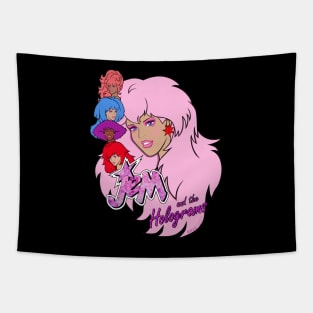 Jem and the Holograms by BraePrint Tapestry