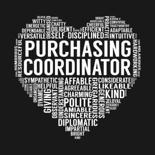 Purchasing Coordinator Heart T-Shirt