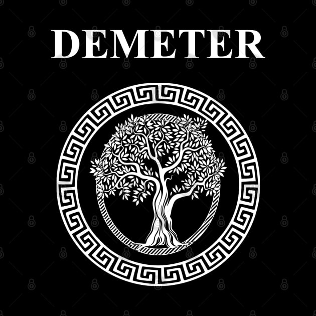 Demeter Greek Goddess of Fertility Growth and Life by AgemaApparel