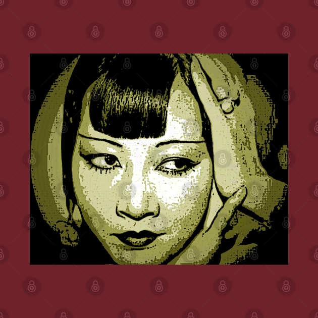 Anna May Wong moss grn by JerryGranamanPhotos71